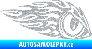 Samolepka Animal flames 016 pravá zvířecí oko Ultra Metalic stříbrná metalíza