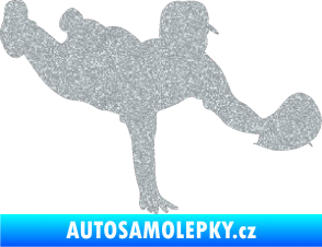 Samolepka Baseball 016 pravá Ultra Metalic stříbrná metalíza
