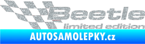 Samolepka Beetle limited edition levá Ultra Metalic stříbrná metalíza