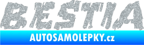 Samolepka Bestia Ultra Metalic stříbrná metalíza
