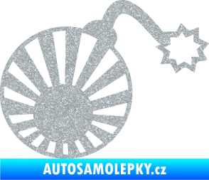 Samolepka Bomba 006 JDM pravá Ultra Metalic stříbrná metalíza