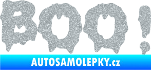 Samolepka Boo! Ultra Metalic stříbrná metalíza
