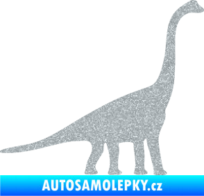 Samolepka Brachiosaurus 001 pravá Ultra Metalic stříbrná metalíza