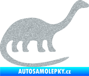 Samolepka Brontosaurus 001 pravá Ultra Metalic stříbrná metalíza