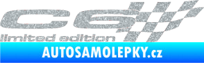 Samolepka C6 limited edition pravá Ultra Metalic stříbrná metalíza