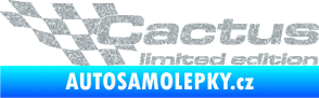 Samolepka Cactus limited edition levá Ultra Metalic stříbrná metalíza