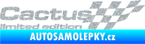 Samolepka Cactus limited edition pravá Ultra Metalic stříbrná metalíza