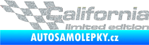 Samolepka California limited edition levá Ultra Metalic stříbrná metalíza