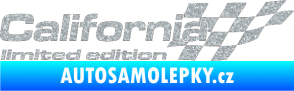 Samolepka California limited edition pravá Ultra Metalic stříbrná metalíza