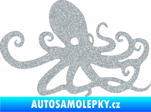 Samolepka Chobotnice 001 pravá Ultra Metalic stříbrná metalíza