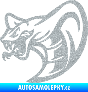 Samolepka Cobra 007 levá Ultra Metalic stříbrná metalíza