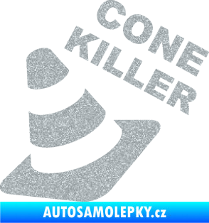 Samolepka Cone killer  Ultra Metalic stříbrná metalíza