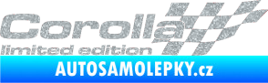 Samolepka Corolla limited edition pravá Ultra Metalic stříbrná metalíza