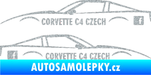 Samolepka Corvette C4 FB Ultra Metalic stříbrná metalíza