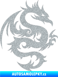 Samolepka Dragon 015 pravá Ultra Metalic stříbrná metalíza