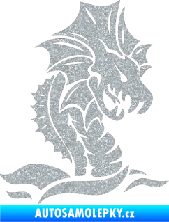 Samolepka Dragon 040 pravá Ultra Metalic stříbrná metalíza