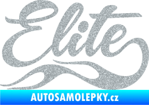 Samolepka Elite nápis Ultra Metalic stříbrná metalíza