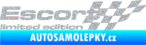 Samolepka Escort limited edition pravá Ultra Metalic stříbrná metalíza