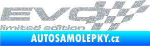 Samolepka Evo limited edition pravá Ultra Metalic stříbrná metalíza