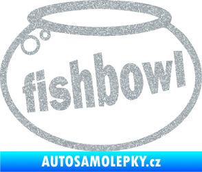 Samolepka Fishbowl akvárium Ultra Metalic stříbrná metalíza