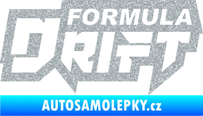 Samolepka Formula drift nápis Ultra Metalic stříbrná metalíza
