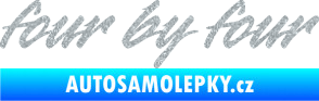 Samolepka Four by four Ultra Metalic stříbrná metalíza