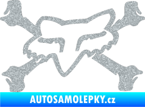 Samolepka Fox 004 Ultra Metalic stříbrná metalíza