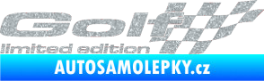 Samolepka Golf limited edition pravá Ultra Metalic stříbrná metalíza