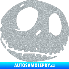 Samolepka Halloween 007 pravá Ultra Metalic stříbrná metalíza