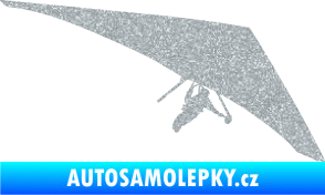 Samolepka Hang Glider 001 pravá rogalo Ultra Metalic stříbrná metalíza