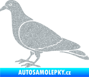 Samolepka Holub 002 levá Ultra Metalic stříbrná metalíza