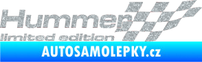 Samolepka Hummer limited edition pravá Ultra Metalic stříbrná metalíza