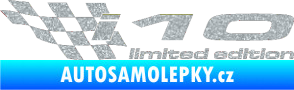 Samolepka i10 limited edition levá Ultra Metalic stříbrná metalíza