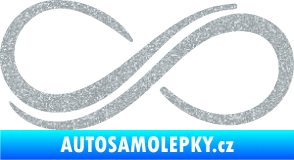 Samolepka Inifinity 001 levá Ultra Metalic stříbrná metalíza