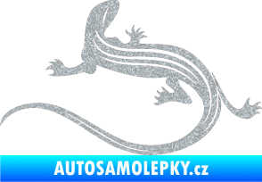 Samolepka Ještěrka 011 levá Ultra Metalic stříbrná metalíza