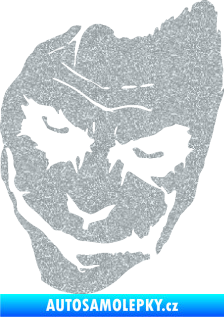 Samolepka Joker 002 levá tvář Ultra Metalic stříbrná metalíza