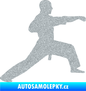 Samolepka Judo 001 pravá Ultra Metalic stříbrná metalíza