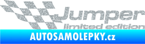 Samolepka Jumper limited edition levá Ultra Metalic stříbrná metalíza