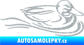 Samolepka Kachna 003 pravá ve vodě Ultra Metalic stříbrná metalíza