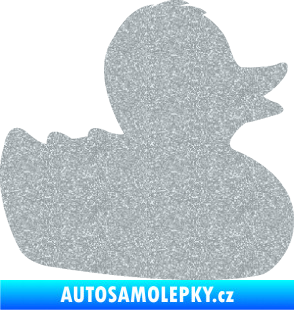 Samolepka Kachnička 001 pravá Ultra Metalic stříbrná metalíza