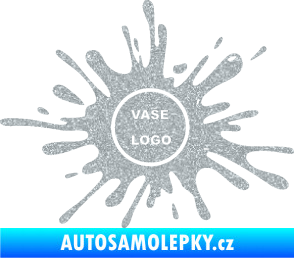 Samolepka Kaňka 003 znak Ultra Metalic stříbrná metalíza