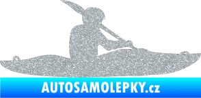 Samolepka Kanoista 003 pravá Ultra Metalic stříbrná metalíza