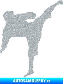 Samolepka Karate 009 pravá Ultra Metalic stříbrná metalíza