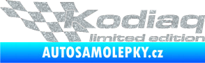 Samolepka Kodiaq limited edition levá Ultra Metalic stříbrná metalíza