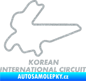Samolepka Okruh Korean International Circuit Ultra Metalic stříbrná metalíza