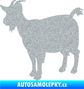 Samolepka Koza 001 levá Ultra Metalic stříbrná metalíza