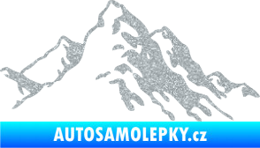 Samolepka Krajina hory 006 pravá Ultra Metalic stříbrná metalíza