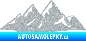 Samolepka Krajina hory 014 pravá Ultra Metalic stříbrná metalíza