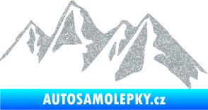 Samolepka Krajina hory 015 pravá Ultra Metalic stříbrná metalíza
