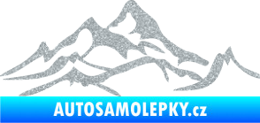 Samolepka Krajina hory 017 pravá Ultra Metalic stříbrná metalíza